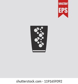 Glass icon.Vector illustration.