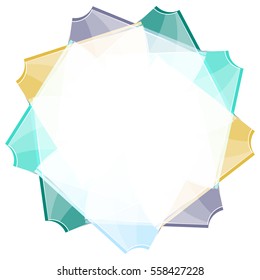 glass infographics Template