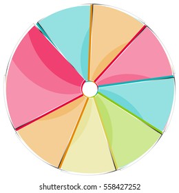 glass infographics Template