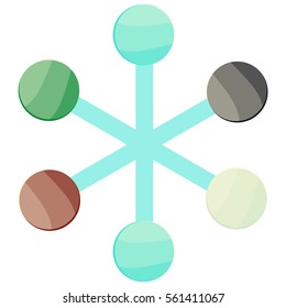 glass infographics Template