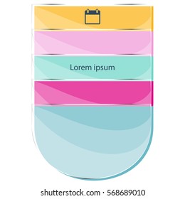 glass infographics Template