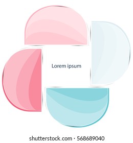 glass infographics Template
