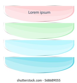 glass infographics Template