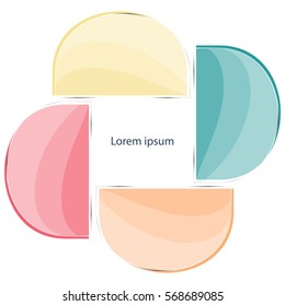 glass infographics Template