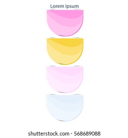 glass infographics Template