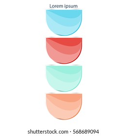 glass infographics Template