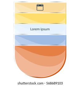 glass infographics Template