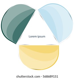 glass infographics Template