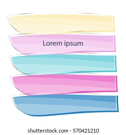 glass infographics Template