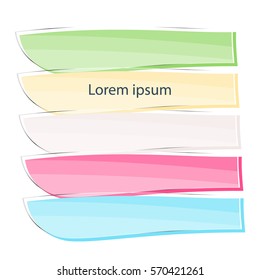 glass infographics Template