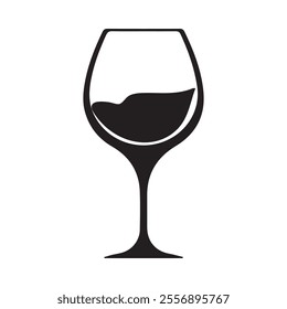Glass isolate vector art illustration.