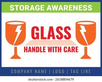 GLASS ITEMS HANDLE WITH CARE | MATERIAL HANDLING | STORAGE SAFETY