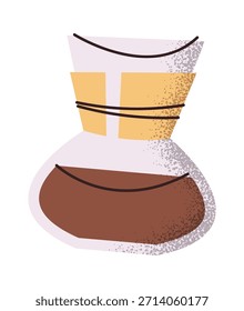 Tarro de cristal con café preparado