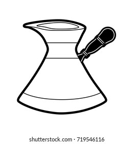 glass jar coffee vector illustration