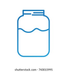 glass jar flask liquid fresh sweet