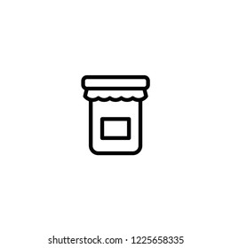Glass jar icon