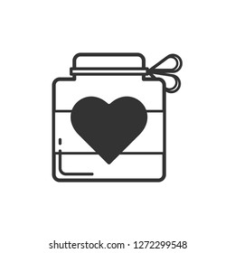Glass jar icon.