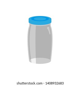 Glass jar  icon illustration,  sign isolated on white background - Vector