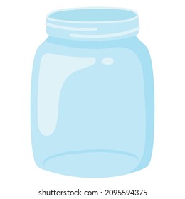 icono aislado de jarra de vidrio