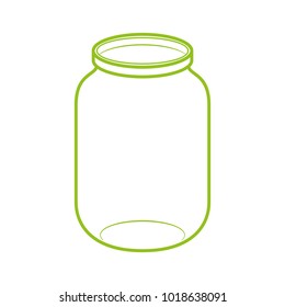 glass jar icon line