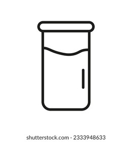 Glass jar icon. Vector illustration. EPS 10.