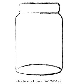 glass jar isolated icon