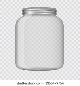 Glass jar isolated vector design illustration