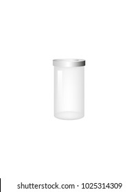Glass jar with lid