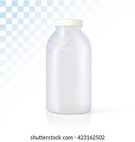 Glass jar mockup