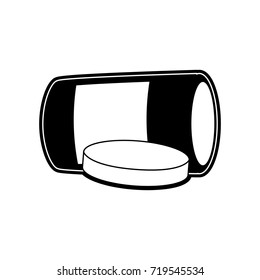 glass jar  vector illustration