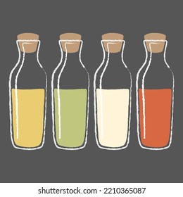 Glass jars with lids realistic mockup, vector food packages. Empty clear bottle containers and transparent pots with metal and plastic screw caps 3d template of food canning and storage design