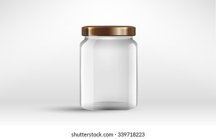 glass jars vector illustration design