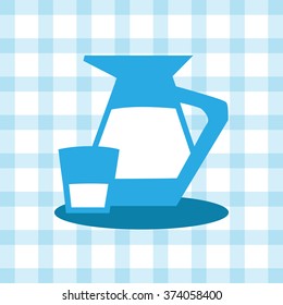 A glass and a jug Vector EPS10, Great for any use