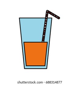 Glass with juice