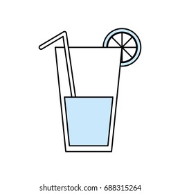 Glass with juice