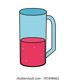 Glass with juice