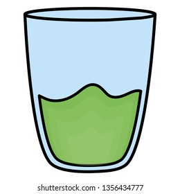 glass with juice fruit