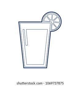 Glass of juice icons. Vector. Flat style black icon on white.