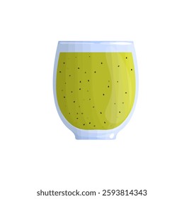 glass of juice vector art