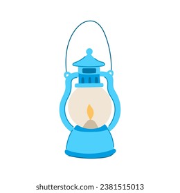 glass kerosene lamp cartoon. flame fire, antique equipment, fuel rustic glass kerosene lamp sign. isolated symbol vector illustration