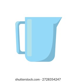 Ilustración vectorial de cristal del icono del hervidor de agua, té o Imagen de Vector del hervidor de agua, arte claro del Clip del diseño de la tetera de cristal