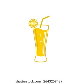 A glass of lemon fruit juice 