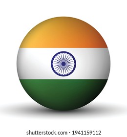 522 Indian flag 3d circle Images, Stock Photos & Vectors | Shutterstock