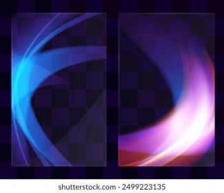 Glass with light effect. Bohemian stained glass.