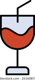 Glass Line Vector Icon Design