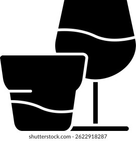 Glass Line vector Icon Design