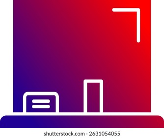 Glass Line vector Icon Design