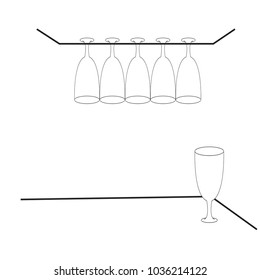 glass logo template