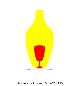 glass logo template