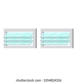glass louver vector. free space for text. wallpaper. background.